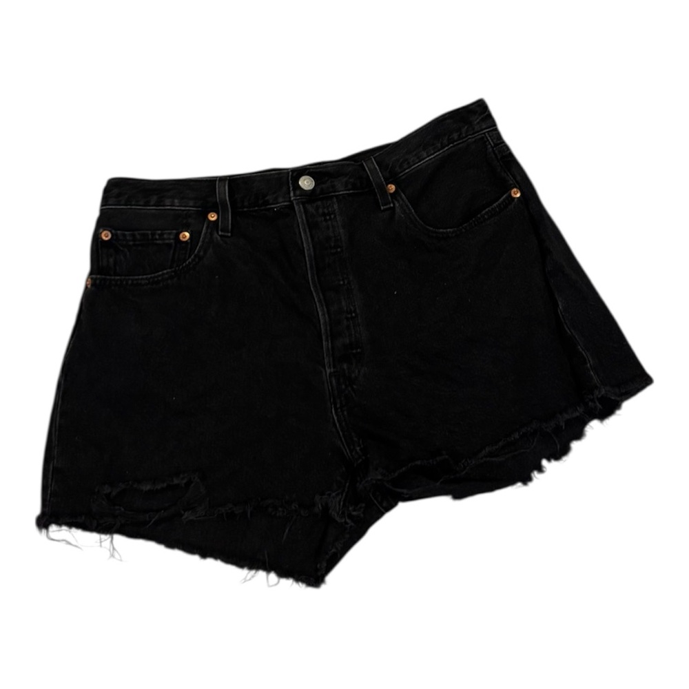 Levi's Black Jean Shorts‎